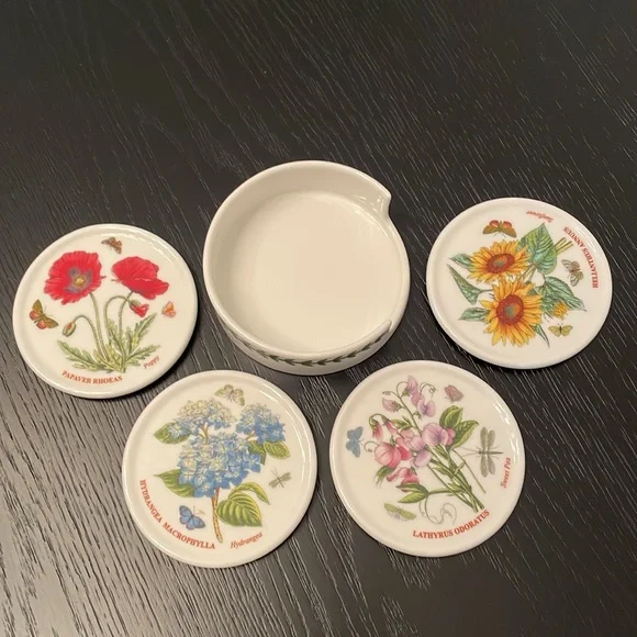 Portmeirion Botanic Garden coasters ceramic - Picture 2 of 3